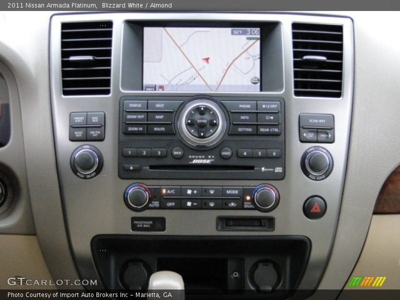 Blizzard White / Almond 2011 Nissan Armada Platinum