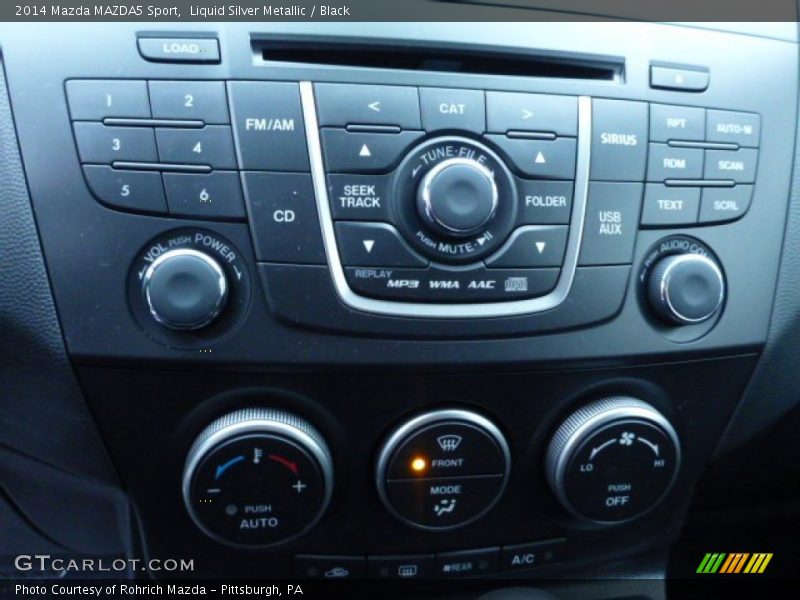 Liquid Silver Metallic / Black 2014 Mazda MAZDA5 Sport