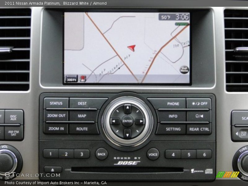 Blizzard White / Almond 2011 Nissan Armada Platinum