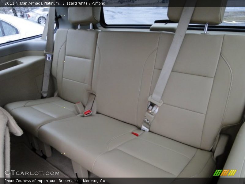 Blizzard White / Almond 2011 Nissan Armada Platinum