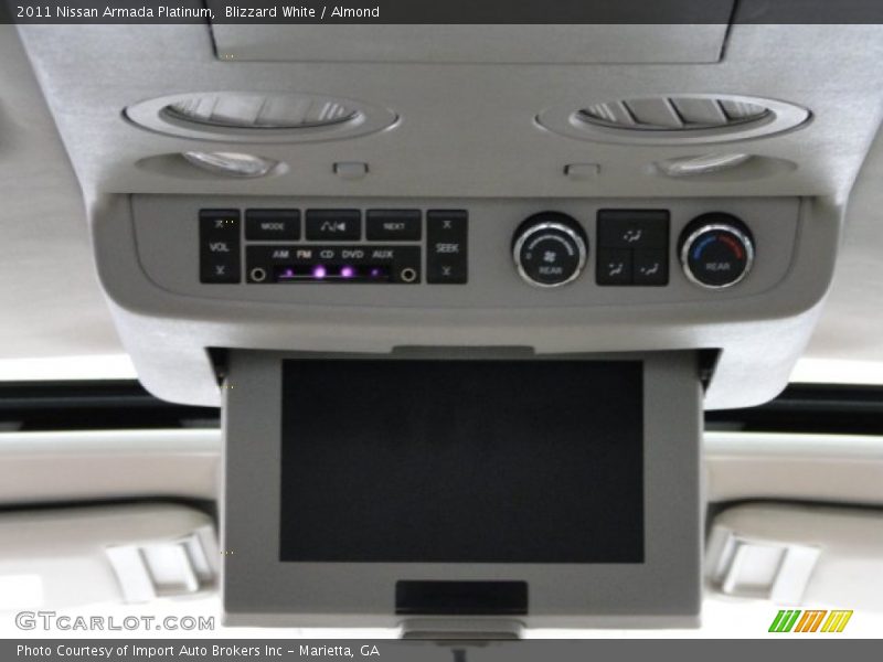 Blizzard White / Almond 2011 Nissan Armada Platinum