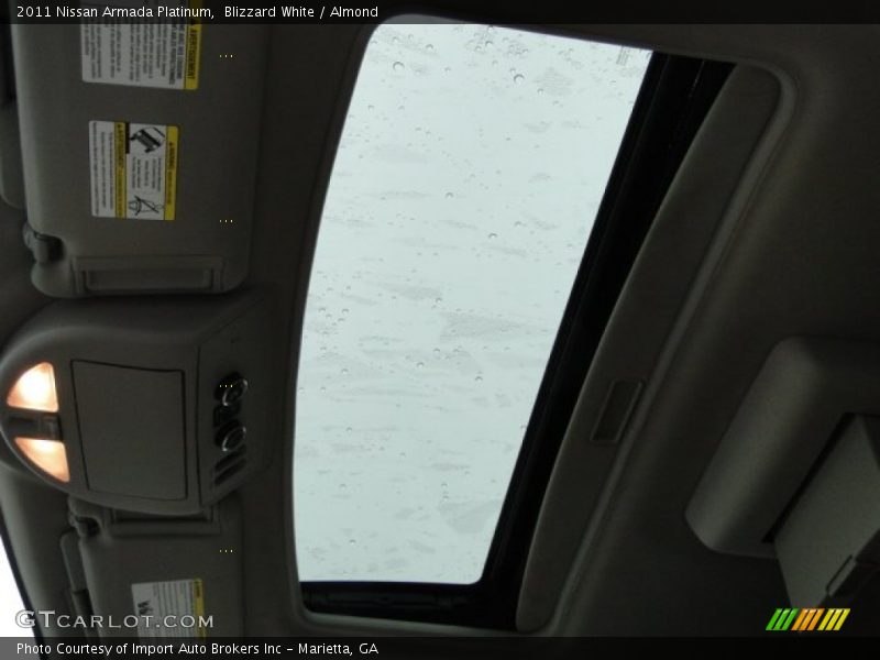 Blizzard White / Almond 2011 Nissan Armada Platinum