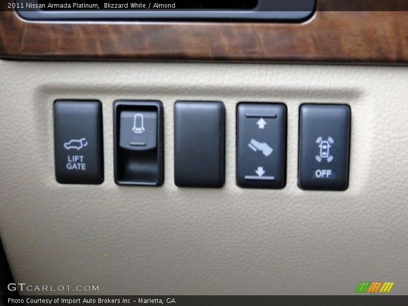 Blizzard White / Almond 2011 Nissan Armada Platinum