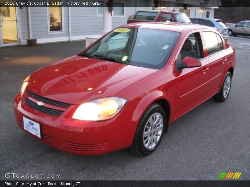 Victory Red / Gray 2010 Chevrolet Cobalt LT Sedan