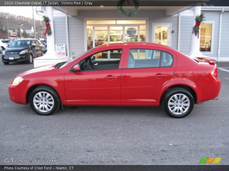 Victory Red / Gray 2010 Chevrolet Cobalt LT Sedan