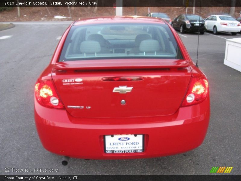 Victory Red / Gray 2010 Chevrolet Cobalt LT Sedan