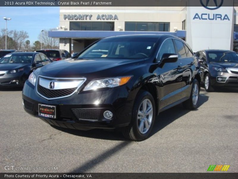 Crystal Black Pearl / Parchment 2013 Acura RDX Technology