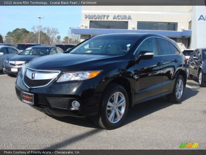 Crystal Black Pearl / Parchment 2013 Acura RDX Technology