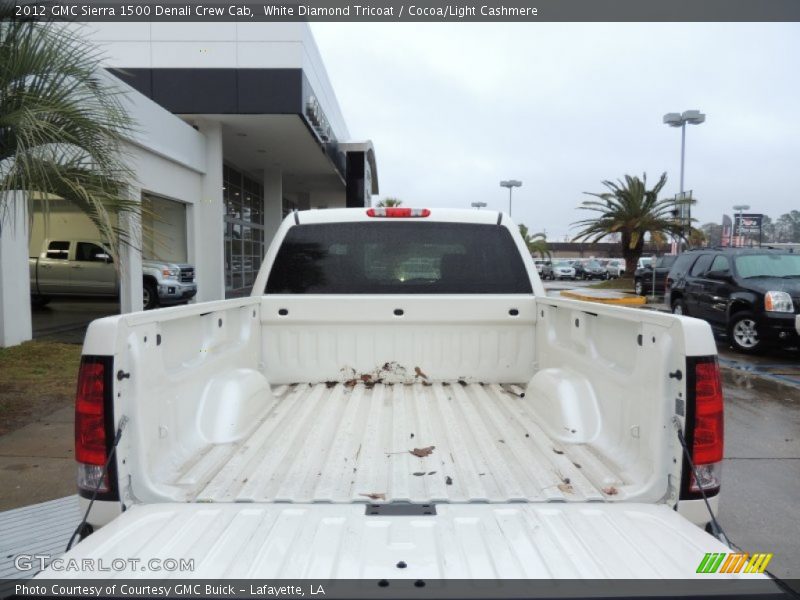 White Diamond Tricoat / Cocoa/Light Cashmere 2012 GMC Sierra 1500 Denali Crew Cab