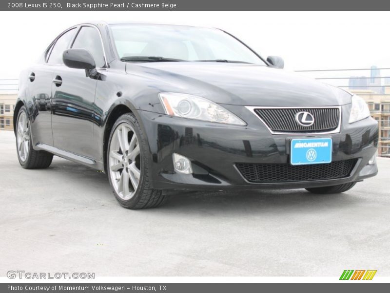 Black Sapphire Pearl / Cashmere Beige 2008 Lexus IS 250