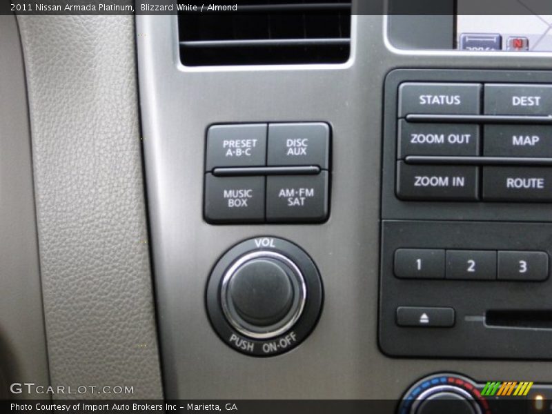 Blizzard White / Almond 2011 Nissan Armada Platinum