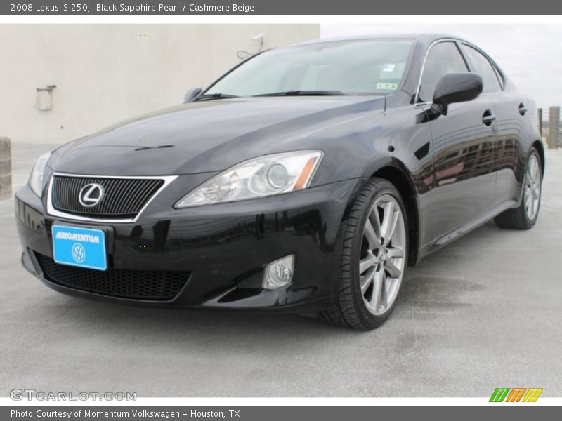 Black Sapphire Pearl / Cashmere Beige 2008 Lexus IS 250