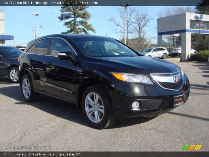 Crystal Black Pearl / Parchment 2013 Acura RDX Technology