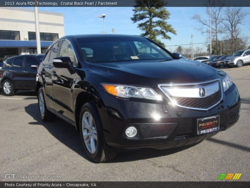Crystal Black Pearl / Parchment 2013 Acura RDX Technology
