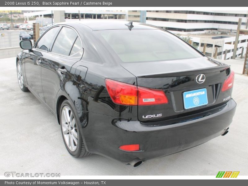 Black Sapphire Pearl / Cashmere Beige 2008 Lexus IS 250