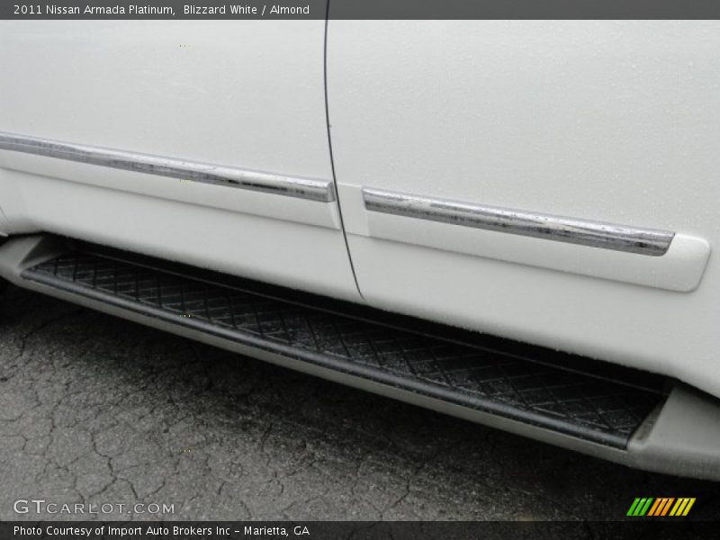 Blizzard White / Almond 2011 Nissan Armada Platinum