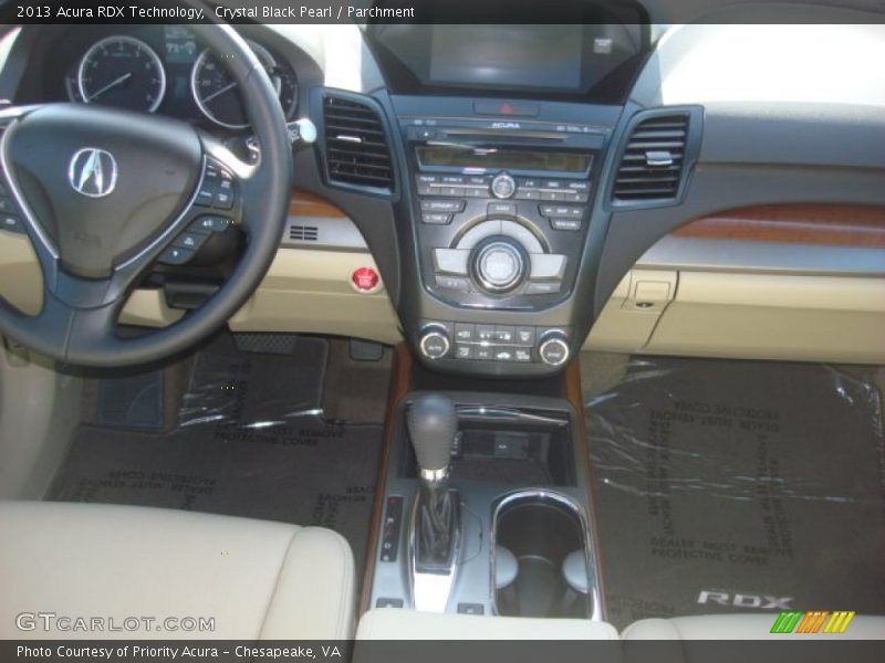 Crystal Black Pearl / Parchment 2013 Acura RDX Technology