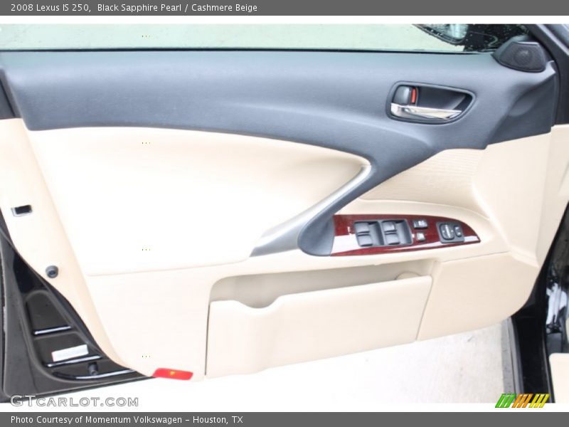 Black Sapphire Pearl / Cashmere Beige 2008 Lexus IS 250