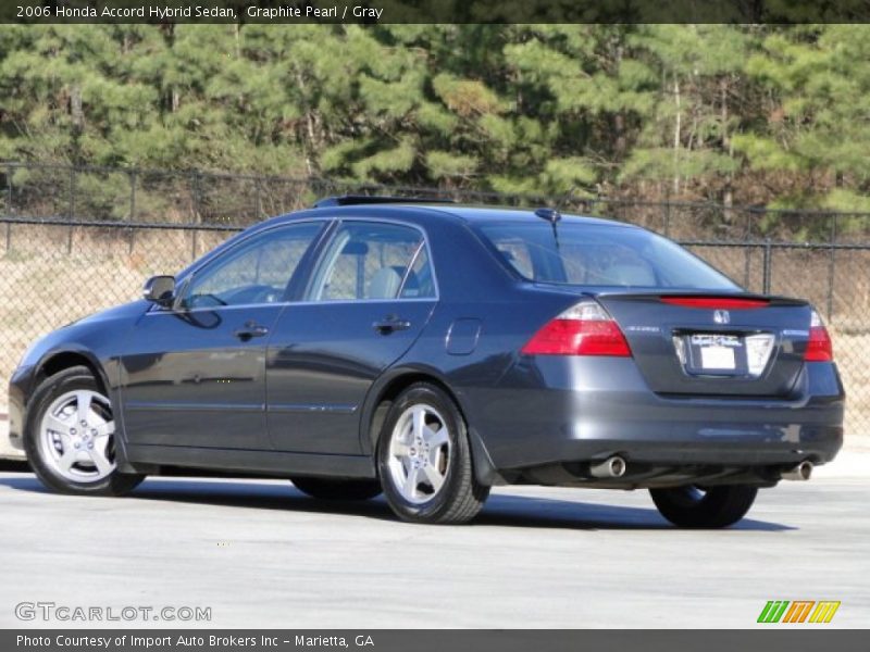 Graphite Pearl / Gray 2006 Honda Accord Hybrid Sedan
