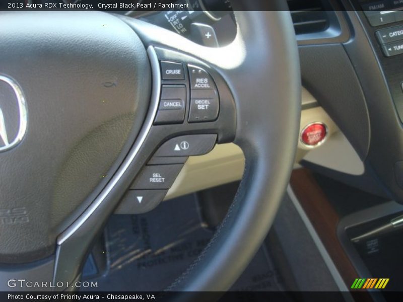Crystal Black Pearl / Parchment 2013 Acura RDX Technology