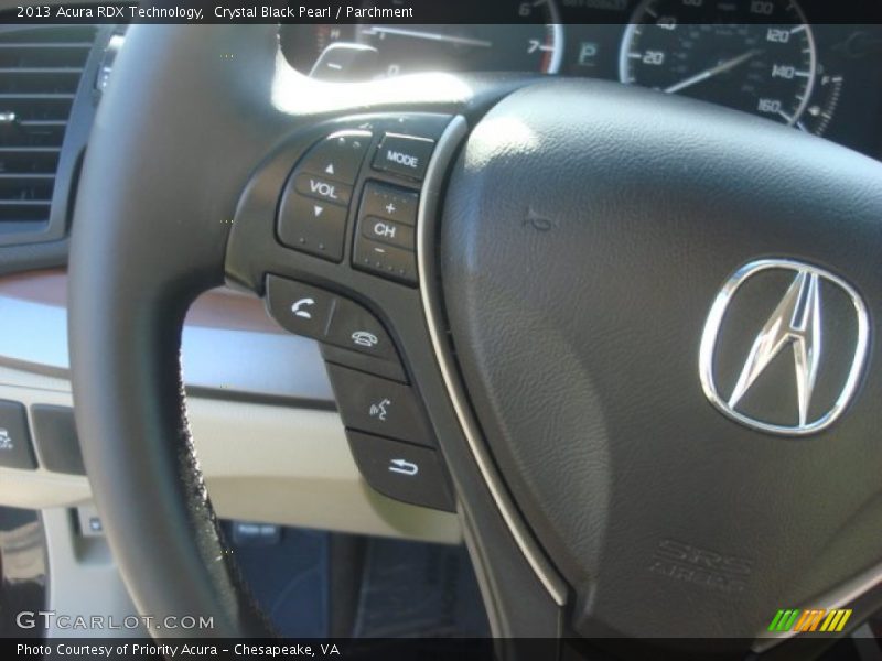 Crystal Black Pearl / Parchment 2013 Acura RDX Technology