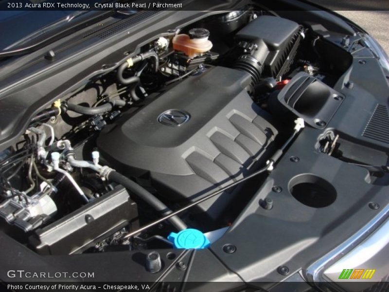 Crystal Black Pearl / Parchment 2013 Acura RDX Technology