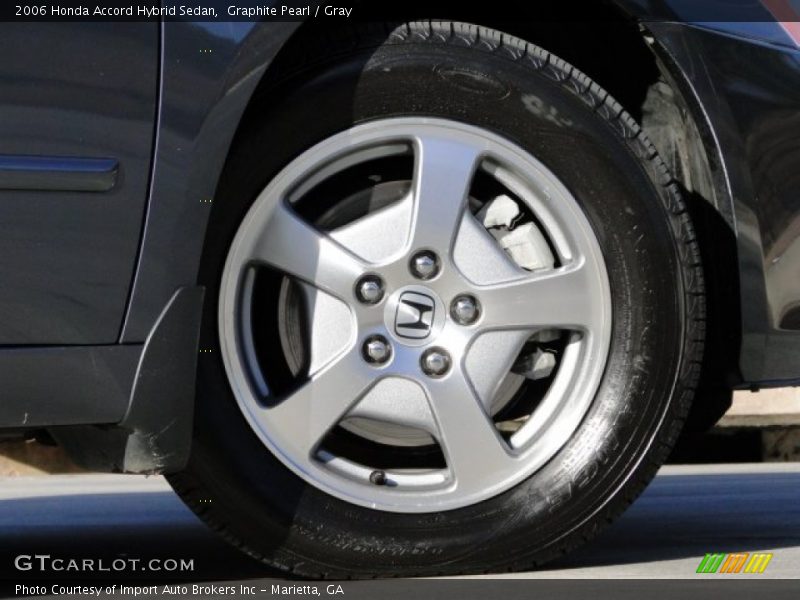 Graphite Pearl / Gray 2006 Honda Accord Hybrid Sedan