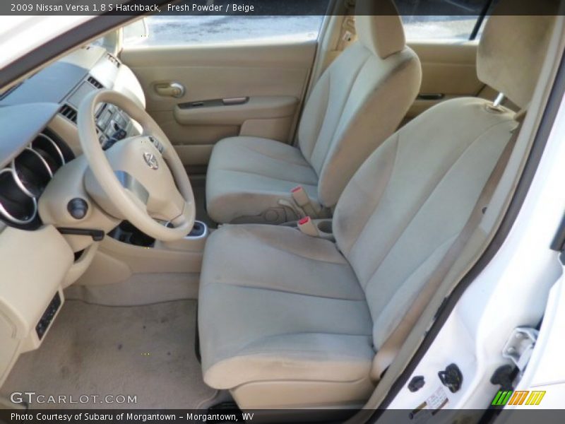 Fresh Powder / Beige 2009 Nissan Versa 1.8 S Hatchback