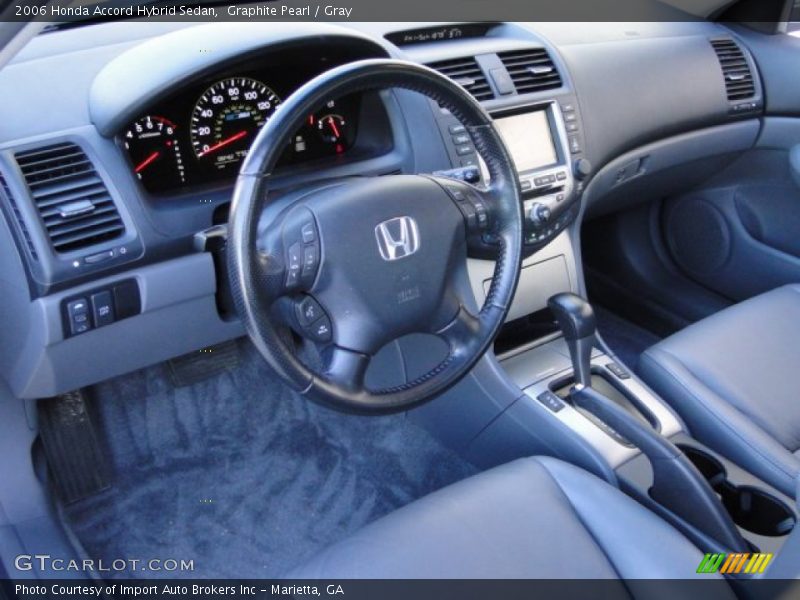 Gray Interior - 2006 Accord Hybrid Sedan 