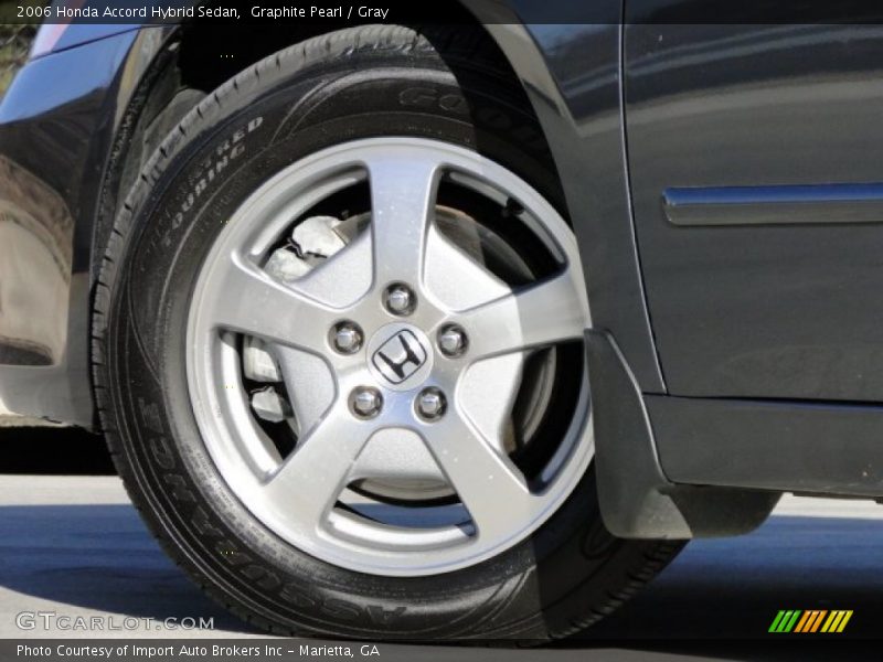 Graphite Pearl / Gray 2006 Honda Accord Hybrid Sedan
