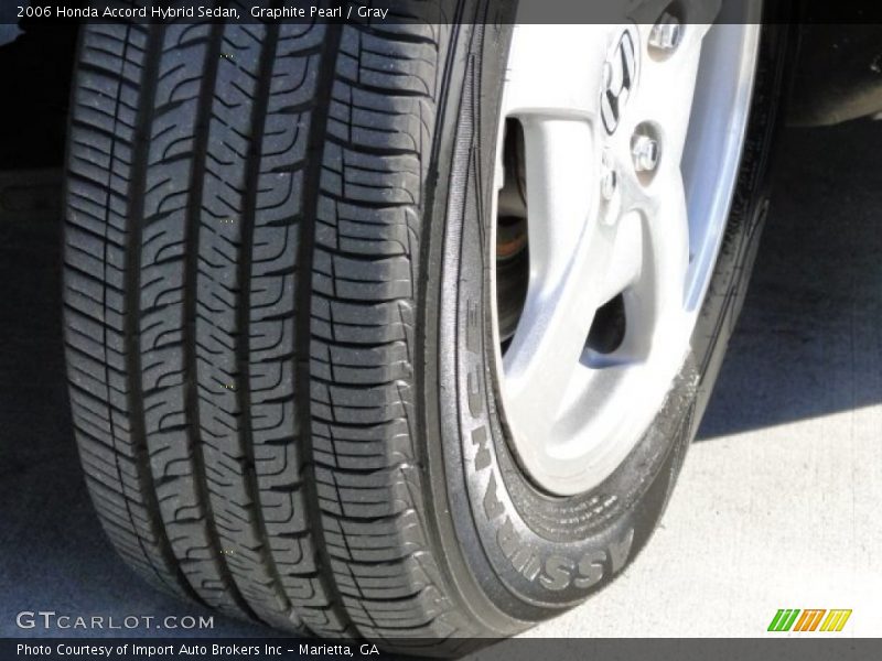 Graphite Pearl / Gray 2006 Honda Accord Hybrid Sedan