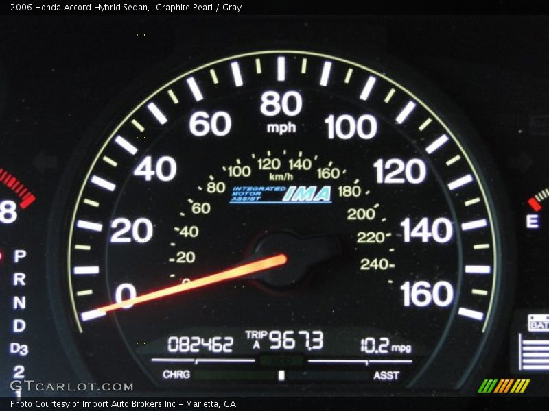 Graphite Pearl / Gray 2006 Honda Accord Hybrid Sedan