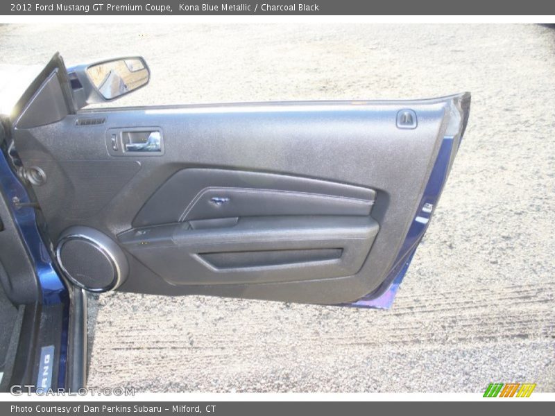 Kona Blue Metallic / Charcoal Black 2012 Ford Mustang GT Premium Coupe
