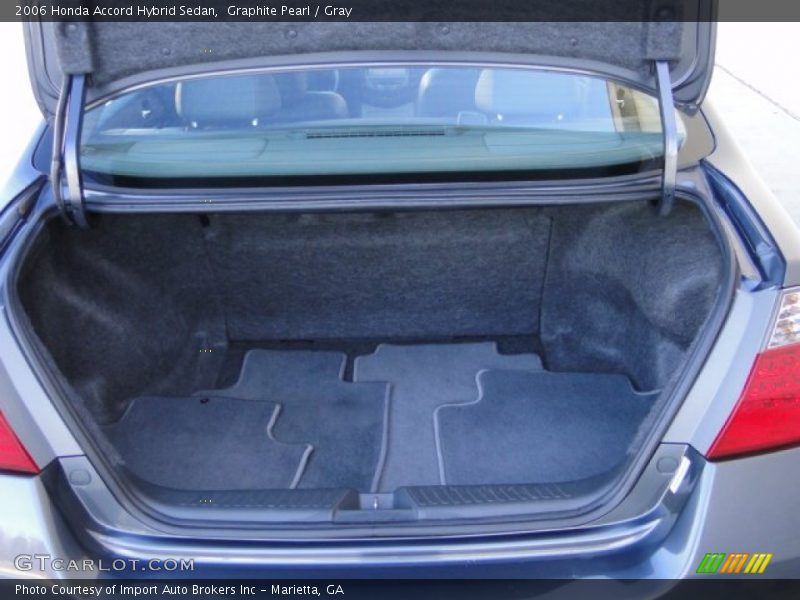 Graphite Pearl / Gray 2006 Honda Accord Hybrid Sedan