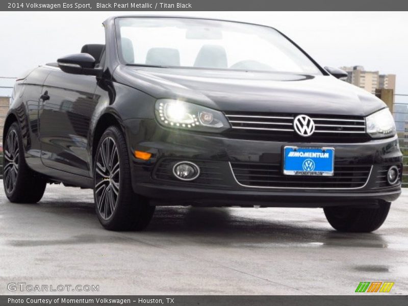 Black Pearl Metallic / Titan Black 2014 Volkswagen Eos Sport