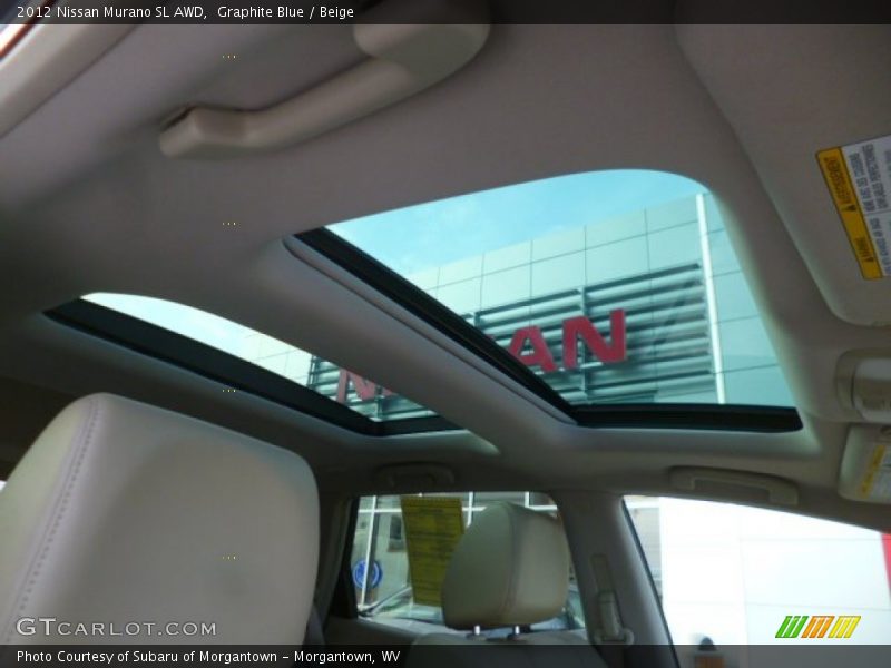 Graphite Blue / Beige 2012 Nissan Murano SL AWD