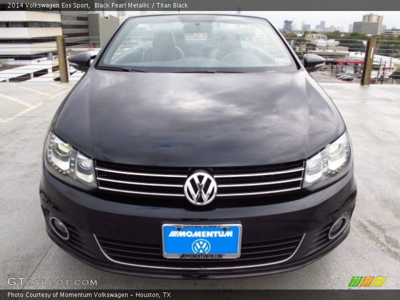 Black Pearl Metallic / Titan Black 2014 Volkswagen Eos Sport