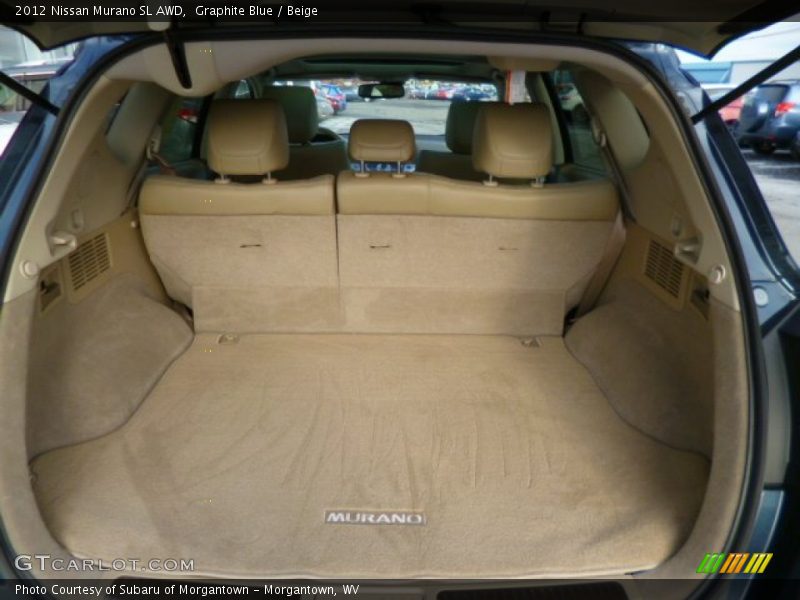 Graphite Blue / Beige 2012 Nissan Murano SL AWD