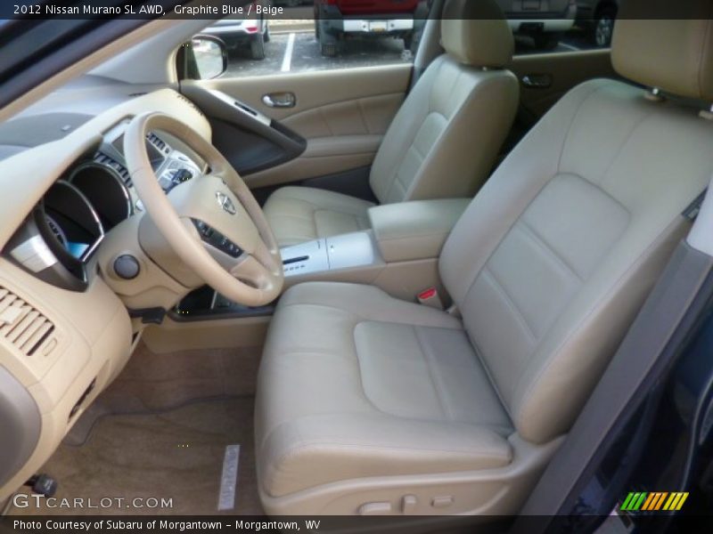 Graphite Blue / Beige 2012 Nissan Murano SL AWD