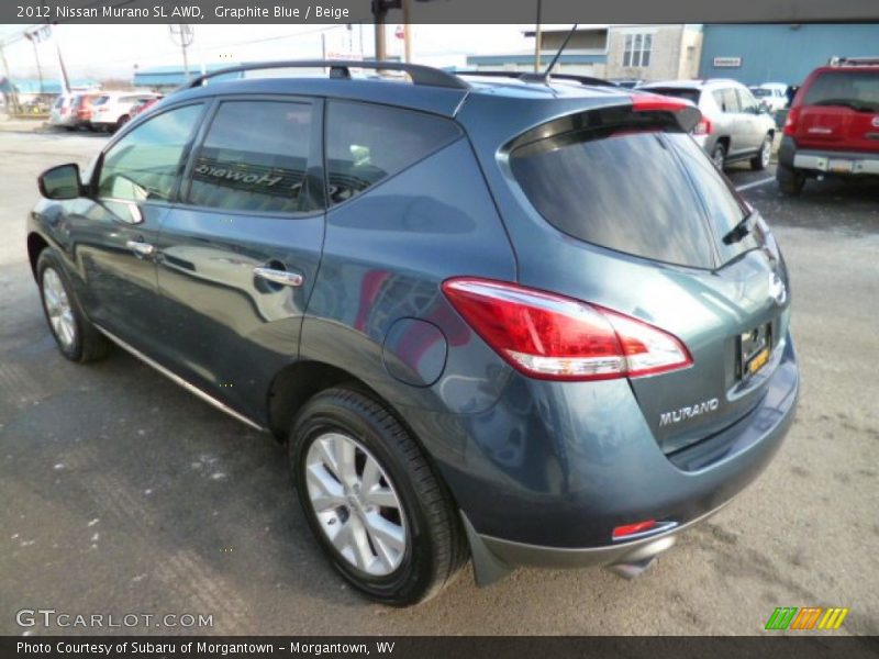 Graphite Blue / Beige 2012 Nissan Murano SL AWD