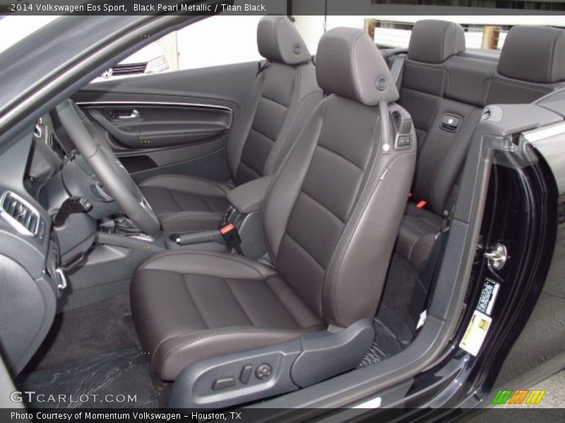 Black Pearl Metallic / Titan Black 2014 Volkswagen Eos Sport