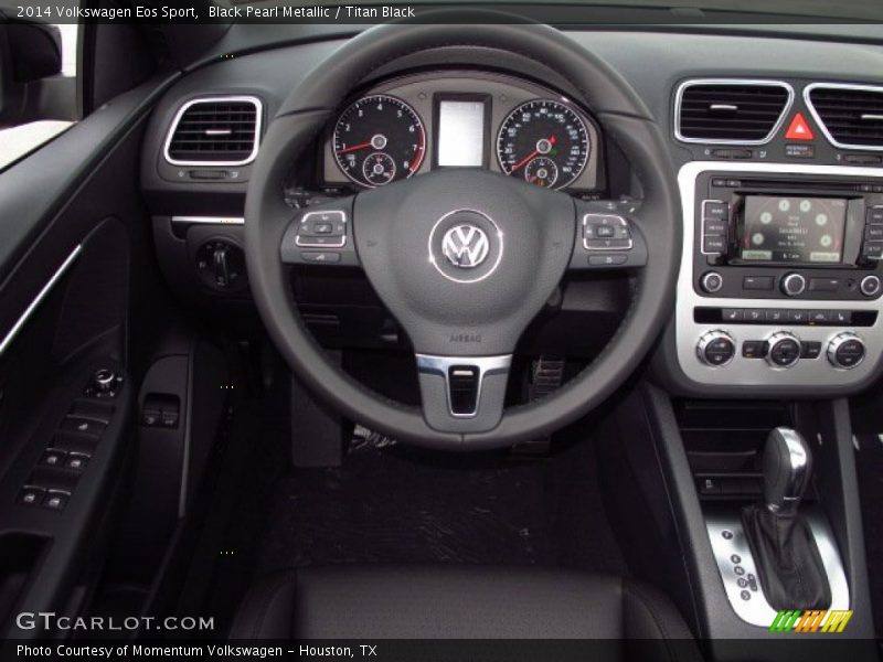 Black Pearl Metallic / Titan Black 2014 Volkswagen Eos Sport