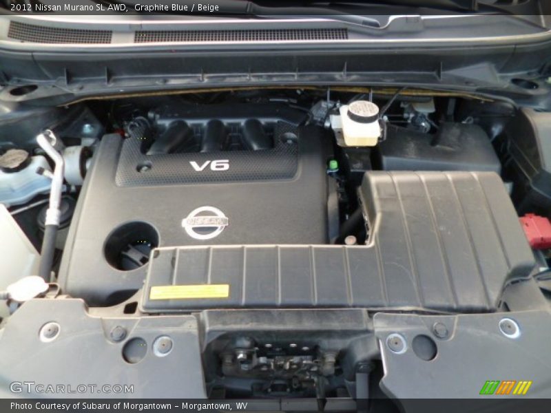 Graphite Blue / Beige 2012 Nissan Murano SL AWD