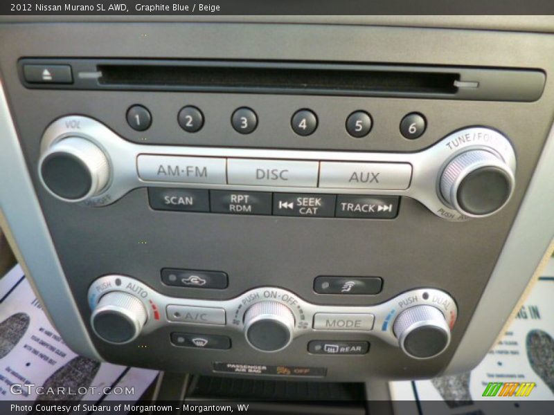 Graphite Blue / Beige 2012 Nissan Murano SL AWD