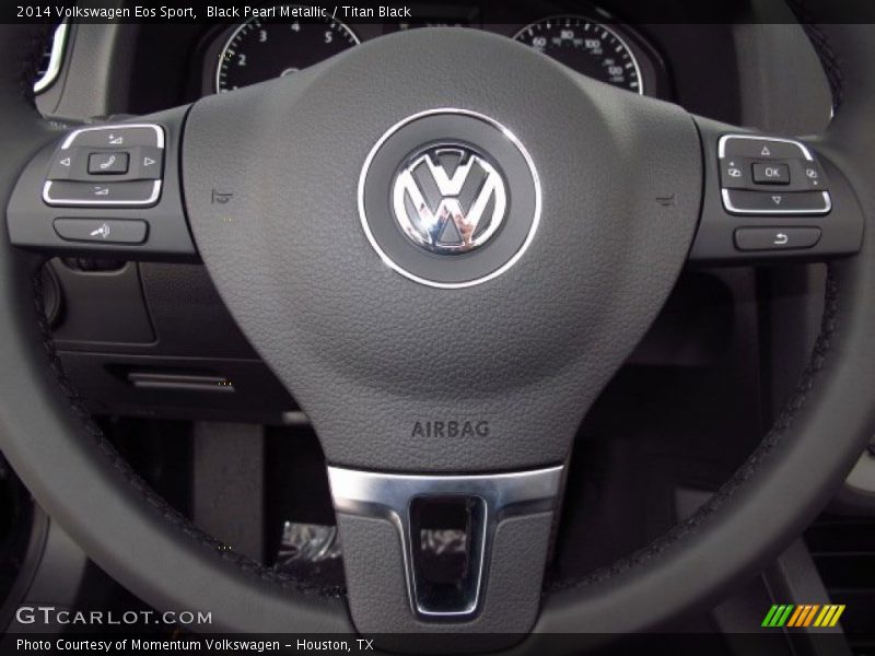 Black Pearl Metallic / Titan Black 2014 Volkswagen Eos Sport