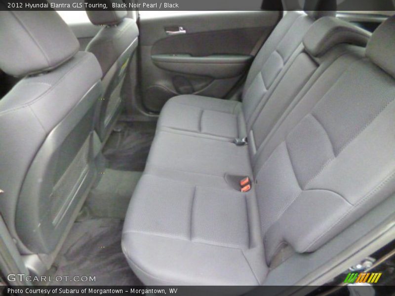 Black Noir Pearl / Black 2012 Hyundai Elantra GLS Touring