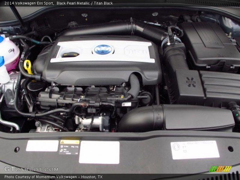 Black Pearl Metallic / Titan Black 2014 Volkswagen Eos Sport