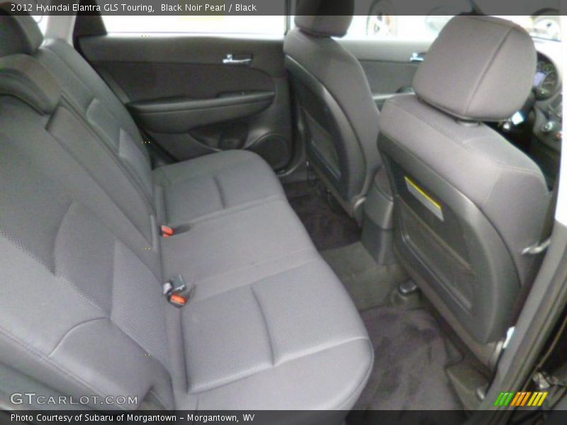 Black Noir Pearl / Black 2012 Hyundai Elantra GLS Touring