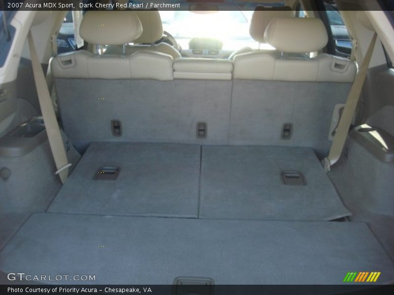 Dark Cherry Red Pearl / Parchment 2007 Acura MDX Sport
