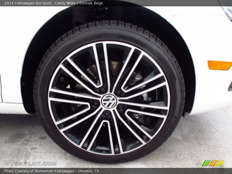 Candy White / Cornsilk Beige 2014 Volkswagen Eos Sport
